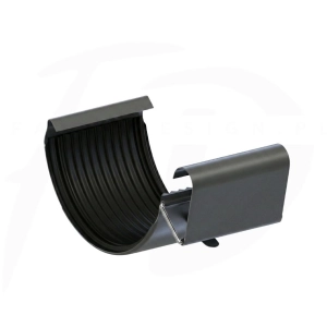 Łącznik rynny stalowy ⌀ 125 firmy KROP kolor grafitowy